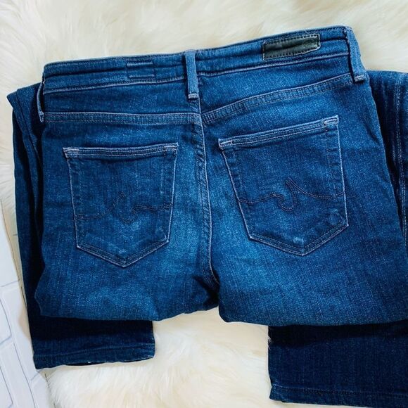 AG The Prima Mid-Rise Cigarette Denim Jeans Sz 25R - Picture 4 of 10